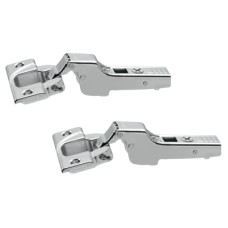 Blum CLIP Top Cabinet Hinge - 110° - Un-Sprung - Half Overlay - Zinc Plated - Pair