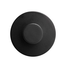 Croydex Epsom Flexi-Fix Single Robe & Towel Hook - 50.5 x 54 x 54mm - Matt Black