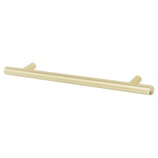 Exel 12mm T-Bar Cabinet Pull Handle - 128mm Centres - Satin Brass