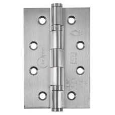 Eclipse Ball Bearing Grade 7 Butt Fire Door Hinge - 102 x 67 x 2mm - Satin Stainless Steel - Pair