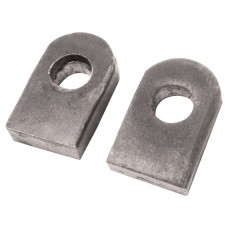 Gate Eye to Weld with Straight End Base - 12mm Pin - Self Colour Steel - Pair