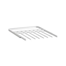 elfa Top Track System - Click In Gliding Trouser Rack - 449 x 430 x 25mm - White