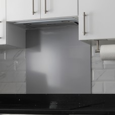 Exel Aluminium Kitchen Splashback - 600 x 750mm - Gloss Silver