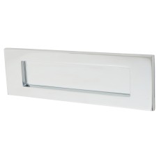 Carlisle Brass Victorian Letter Plate - 257 x 81mm - Polished Chrome