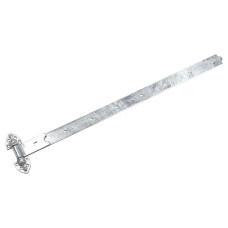 Heavy Duty Reversible Hook & Band Gate Hinge - 920 x 64mm - Galvanised - Pair