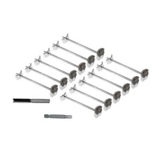 Zipbolt QT10 700 Worktop Bolt Connector x 12, Router Cutter and Driver Bit Set