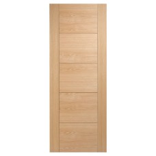 LPD Vancouver 5 Panel Pre-Finished Solid Internal Door - 2040 x 626 x 40mm - Oak