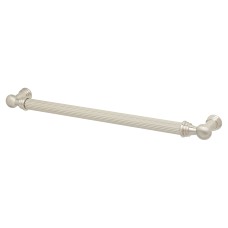 Exel Whitby Lines 10mm T-Bar Cabinet Pull Handle - 224mm Centres - Satin Nickel