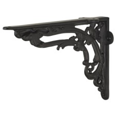 Olde Forge Nouveau Shelf Bracket - 210 x 160mm - Black