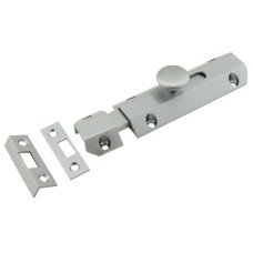 Carlisle Brass French Door Bolt/Flat Section Bolt - 202 x 36mm - Satin Chrome