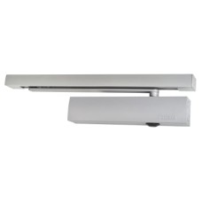 GEZE TS5000E Electromagnetic Fire Door Closer - Power 2-6 - Push Side Mounting - Silver