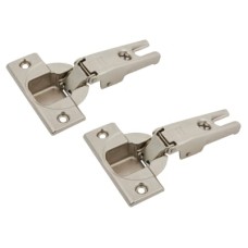 Blum MODUL Refrigerator Facade Cabinet Hinge - 95° - Sprung - Overlay - Zinc Plated - Pair