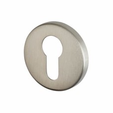Exel Escutcheon - 52mm Diameter - Euro - Satin Stainless Steel