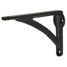 Olde Forge Curved Shelf Bracket - 111 x 78mm - Black