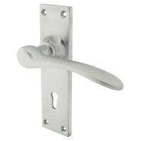 Hampstead Satin Chrome Keyhole Lock Door...