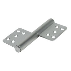 Flag Door Hinge - 127mm Length - Satin Stainless Steel - Pair