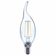 Integral LED Omni 2W SES-E14 LED Filament Flame Tip Candle Lamp - 2700K Warm White