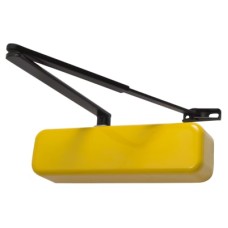 Hoppe AR3500 Fire Door Closer - Power Size 2-4 - Push/Pull - Golden Yellow & Black Arm