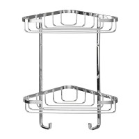 Croydex Wirework Small Corner Shower Bas...