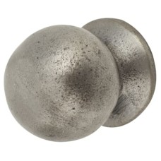 Olde Forge Ball Cabinet Knob - 30mm Diameter - Pewter Effect