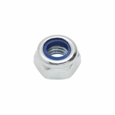 Self Locking Nut Nylon Insert - M6 - Zinc Plated - Pack of 100