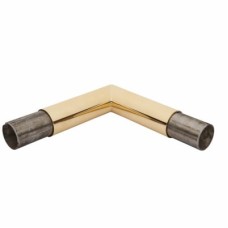 38mm Solid Brass 90° Mitred Elbow - Polished