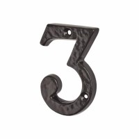 Elan 76mm Screw Fix Door Numeral - 3 - M...