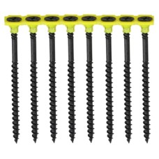 TIMCO Collated Coarse Thread Drywall Screws - 3.5 x 38mm - Black Phosphate - Pack of 1000