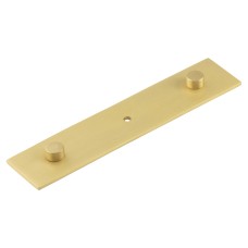 Frelan Hoxton Fanshaw Cabinet Knob Backplate Only - 140 x 30mm - Satin Brass