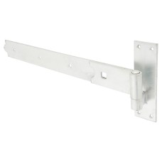 Heavy Duty Hook & Band Gate Hinge - 450 x 50mm - Galvanised - Pair