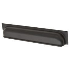 Alexander & Wilks Quantock Cabinet Cup Handle - 203mm Centres - Matt Black