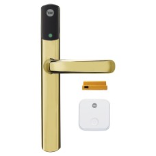 Yale Conexis L2 Electronic Multipoint Smart Lock Door Handle - Polished Brass - SD-L2000-PB
