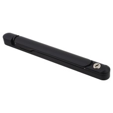 Jackloc uPVC Inline Espagnolette Locking Multipoint Window Handle - 15mm Spindle - Dual - Black