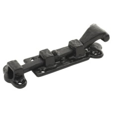 Elan Blacksmith Straight Barrel Bolt - 112 x 31mm - Metalised Antique Black Iron