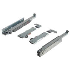 Blum TIP-ON Push to Open BLUMOTION Soft Close Drawer Runner - Double Extension - 450mm Length - 40kg