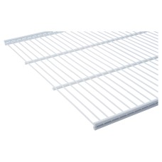 Exel Top Track System - Ventilated Shelf - 600 x 400mm - White 