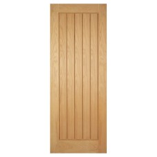 LPD Mexicano 5 Panel Pre-Finished Solid Internal Door - 1981 x 533 x 35mm - Oak
