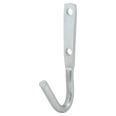 Tubular Garage and Shed Storage Hook - 45mm Depth - Chrome - Pack of 2