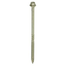 TIMCO Timber Frame Screws Hex Head - 6.7 x 125mm - Green - Pack of 50