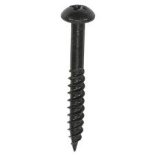 TIMCO Blackjax Pozi Round Head Wood Screws - 10 x 1 1/2