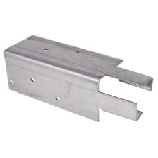 Arris Rail Mortice Fence Bracket - 200 x 62mm - Galvanised