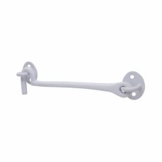 Exel Cabin Hook & Eye - 200mm Length - White Iron