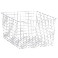 elfa Top Track System - Click In Deep Wire Basket for Gliding Frame - 527 x 427 x 285mm - White
