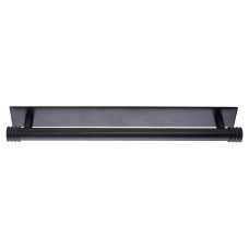 Frelan Hoxton Sturt Cabinet Handle on Fanshaw Backplate - 224mm Centres - Matt Black
