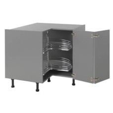 3/4 Tray Carousel Plus Set - To Suit 900 x 900mm L Config Corner Base Unit