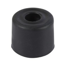 Exel PVC Floor Door Stop - 21 x 28mm - Black - Pack of 10