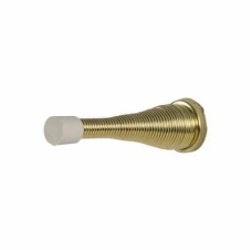 Exel Spring Projection Door Stop - 78mm Projection - Brass Plated - Pack of 10