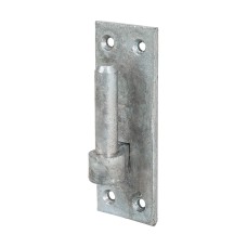Medium Duty Hook On Plate - 12mm Pin - Galvanised - Pair
