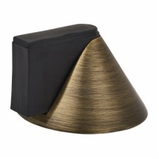 Exel Designer Conical Floor Door Stop - 40 x 32mm - Antique Brass
