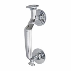 Exel Doctor Door Knocker - 197 x 30mm - Polished Chrome